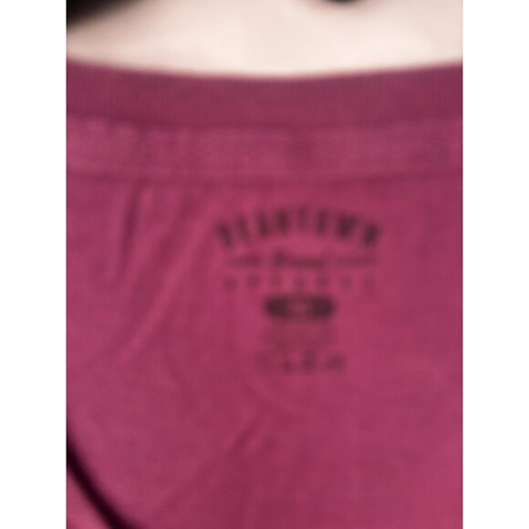 York Beach Men’s Medium Maroon Long-Sleeve T-Shirt Coastal Maine Souvenir Top - Picture 5 of 6